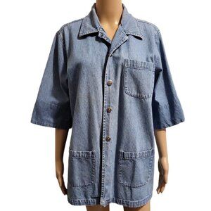 Women's Jean Blouse by Country Wear (size L)